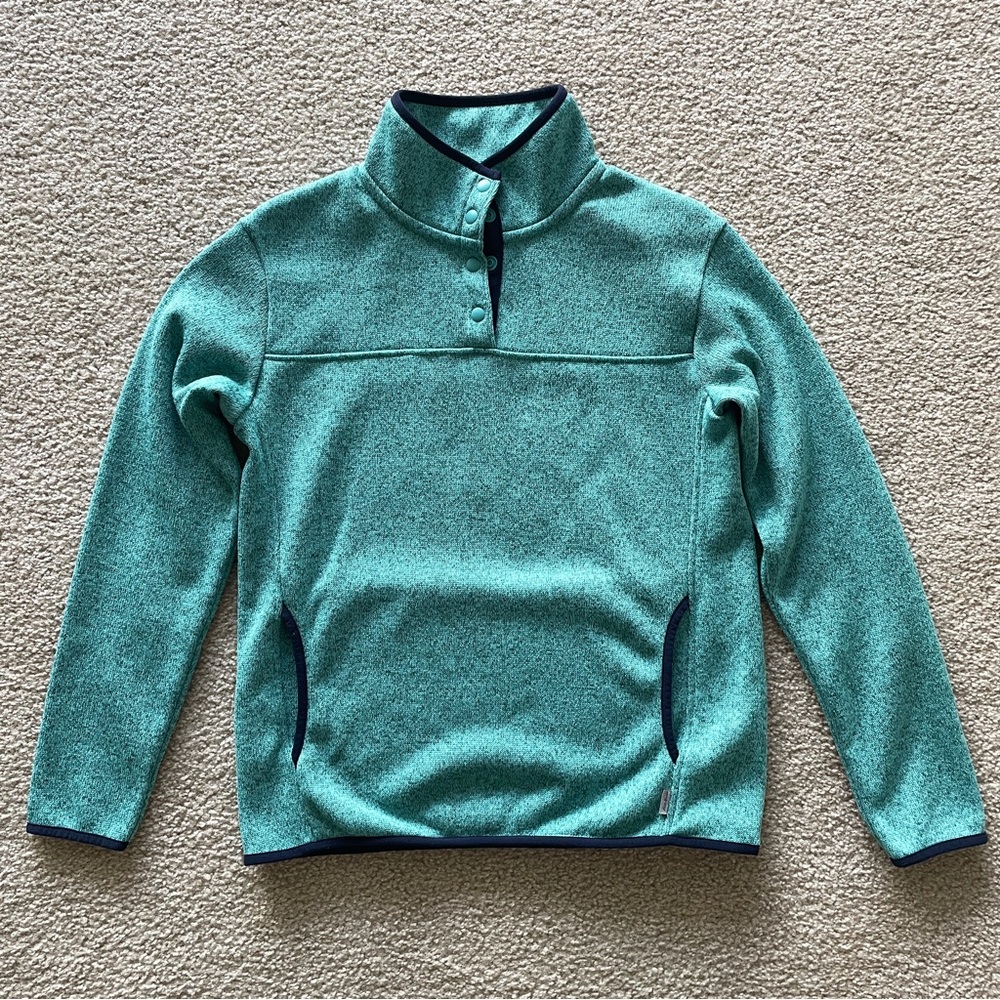 Eddie Bauer Women’s Turquoise Turtleneck Sweater
